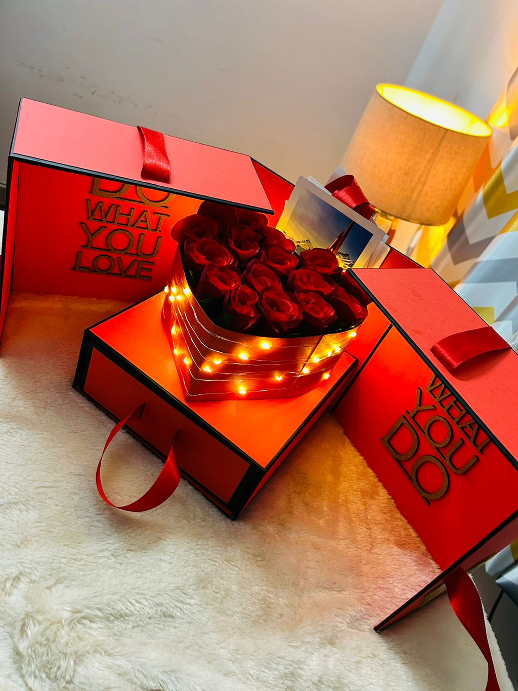 Red Cake Box
